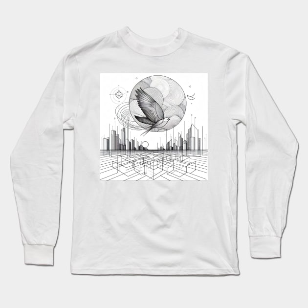 Time of Freedom Long Sleeve T-Shirt by m7m5ud